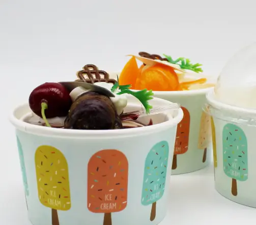 Come conservare correttamente i bicchieri di carta per gelato usa e getta?